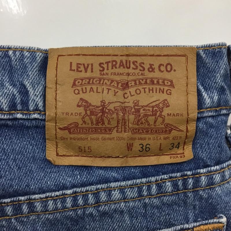 リーバイストラウスアンドコー Levi Strauss & co. パンツ デニム、ジーンズ デニムパンツ ストレートパンツ ワイドパンツ カジュアルパンツ 36 無地 インディゴ / インディゴ /  メンズ USED 古着 中古 10116232