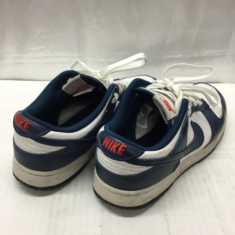 ナイキ NIKE スニーカー スニーカー DD1391 400 DUNK LOW RETRO 27.5cm 箱有 27.5cm ロゴ、文字 白 / ホワイト / X 紺 / ネイビー /  メンズ USED 古着 中古 10110492