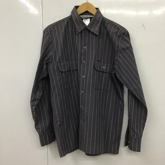 カーハート Carhartt シャツ、ブラウス 長袖 長袖シャツ ストライプシャツ カラーシャツ M ストライプ 灰 / グレー /  メンズ USED 古着 中古 10148056