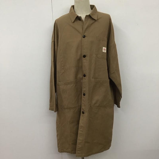 マコバ MACOBER ジャケット、上着 ジャケット、ブレザー ロングジャケット カラージャケット アウター ロングコート 44 ロゴ、文字 ベージュ / ベージュ /  メンズ USED 古着 中古 10108658