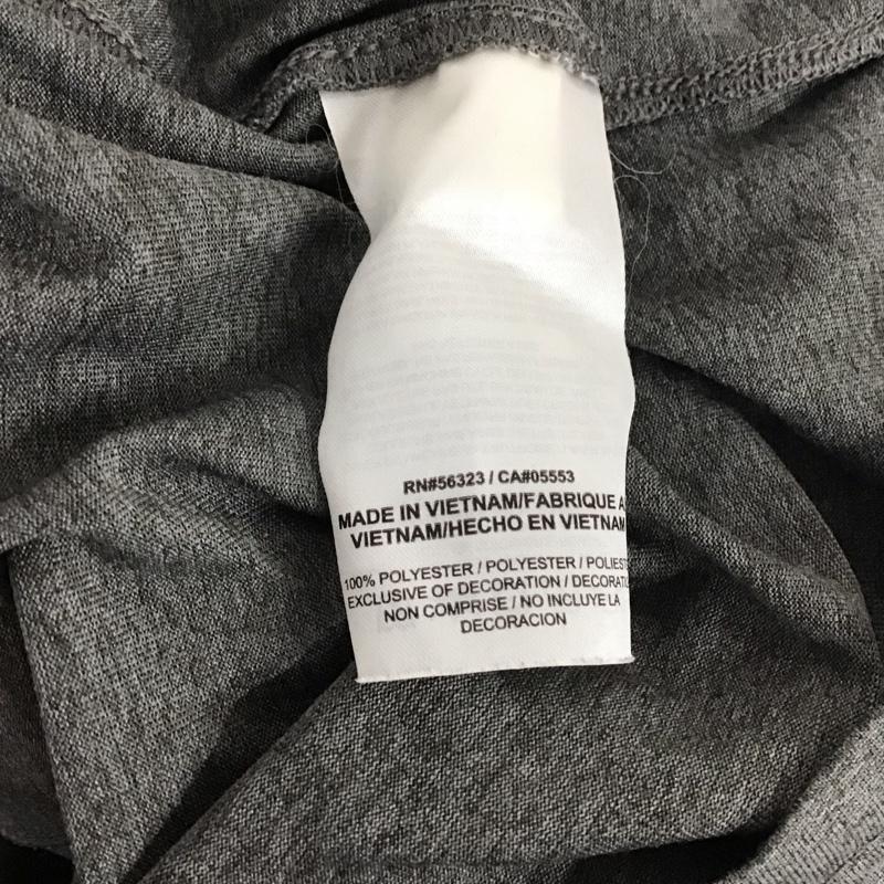 ナイキ NIKE Tシャツ 半袖 半袖カットソー プリントTシャツ クルーネックカットソー ロゴ、文字 灰 / グレー /  メンズ USED 古着 中古 10136859