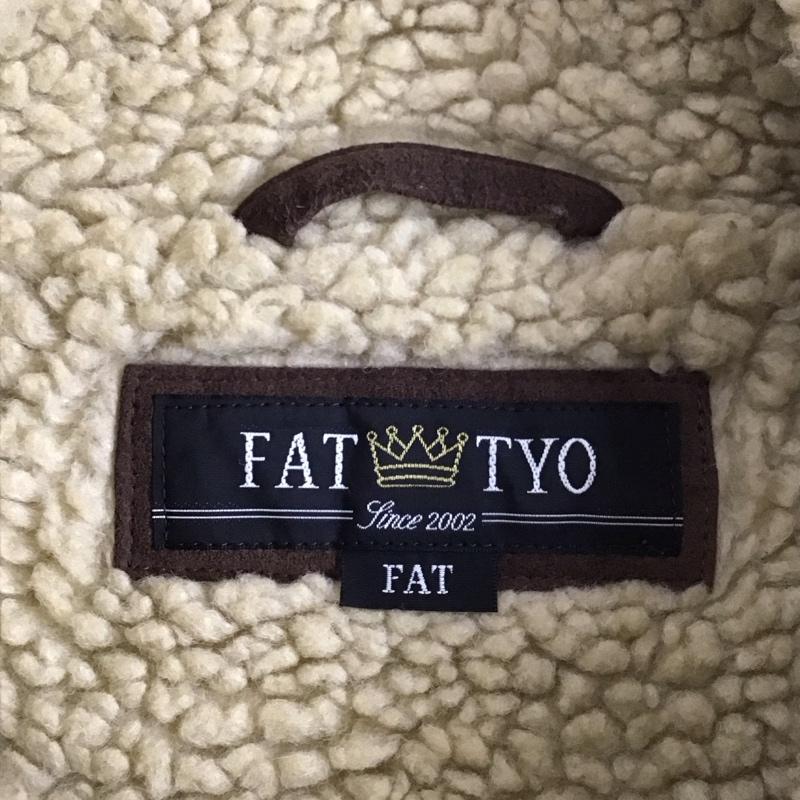 エフエイティー FAT ジャケット、上着 ジャケット、ブレザー F/04-FW/JK-04 WOLFY エコムートン ジャケット アウター ジャケット XL 無地 茶 / ブラウン /  メンズ USED 古着 中古 10109812