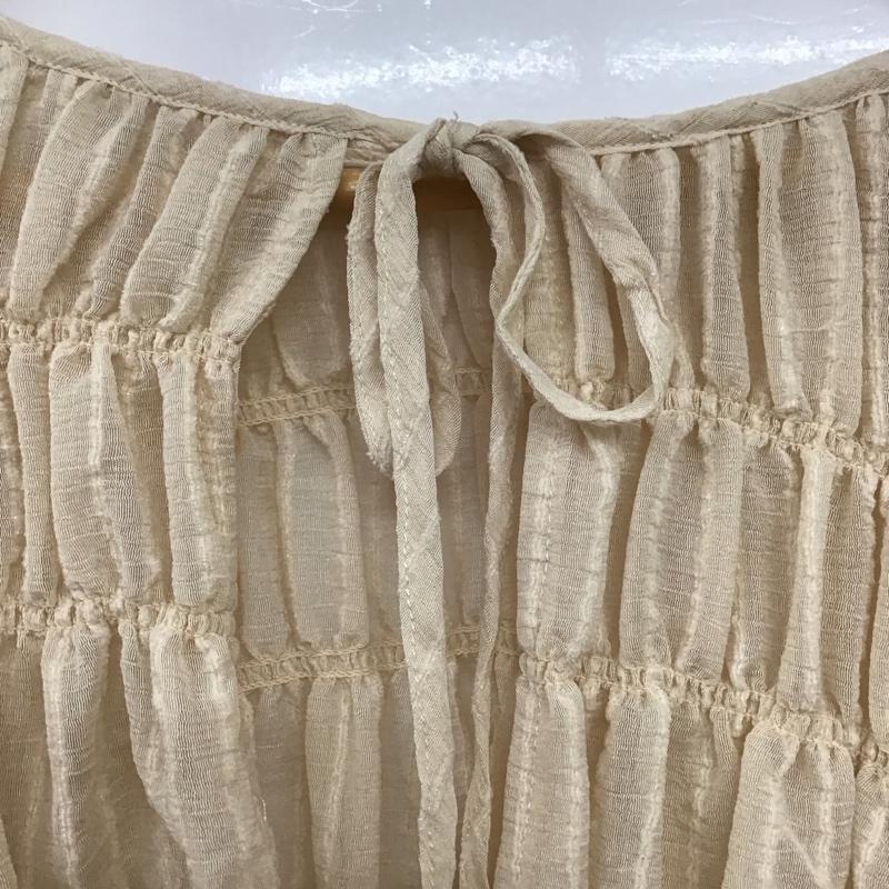 ダブルクローゼット w closet カーディガン 長袖 FREE 無地 ベージュ / ベージュ /  レディース USED 古着 中古 10140689