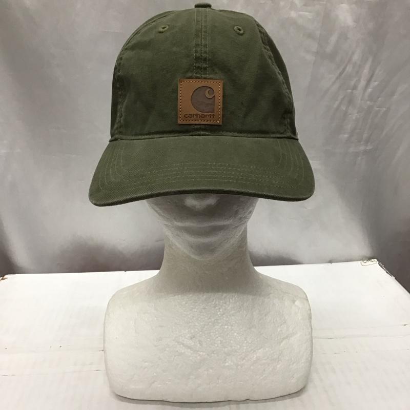 カーハート Carhartt 帽子 キャップ 100289 301 ODESSA CAP コットン ロゴ、文字 カーキ / カーキ /  メンズ USED 古着 中古 10118907