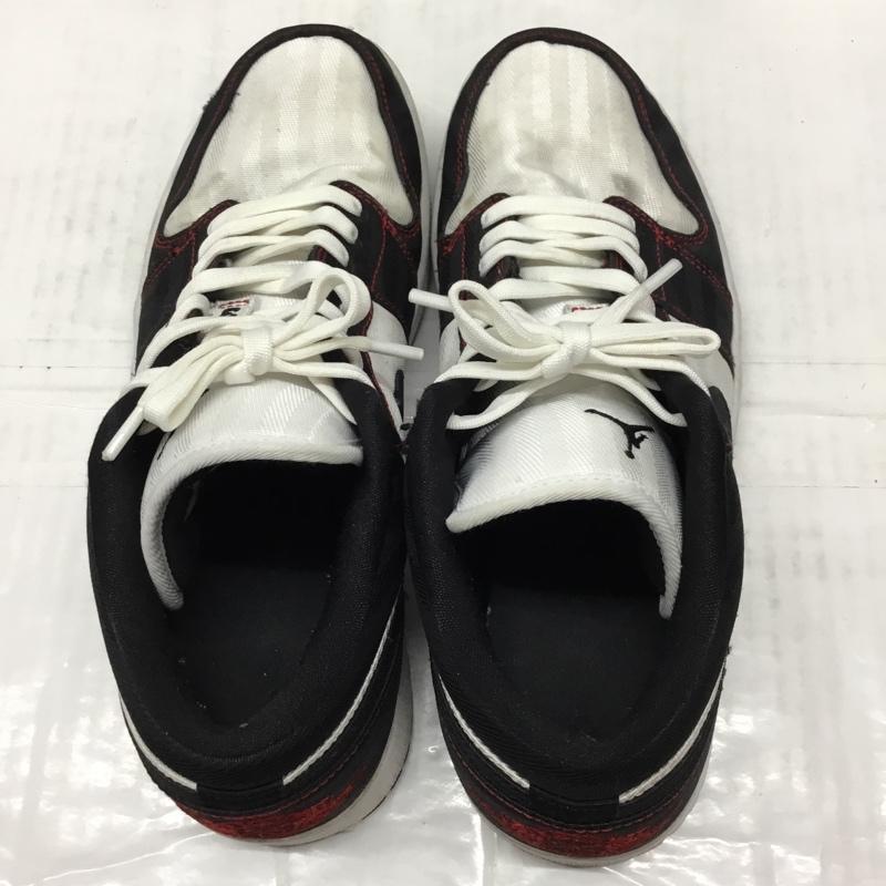 ナイキ NIKE スニーカー スニーカー DD9337-106 WMNS AIR JORDAN 1 LOW SE UTL 28.5cm 28.5cm ロゴ、文字 白 / ホワイト / X 黒 / ブラック / X 赤 / レッド /  メンズ USED 古着 中古 10109383