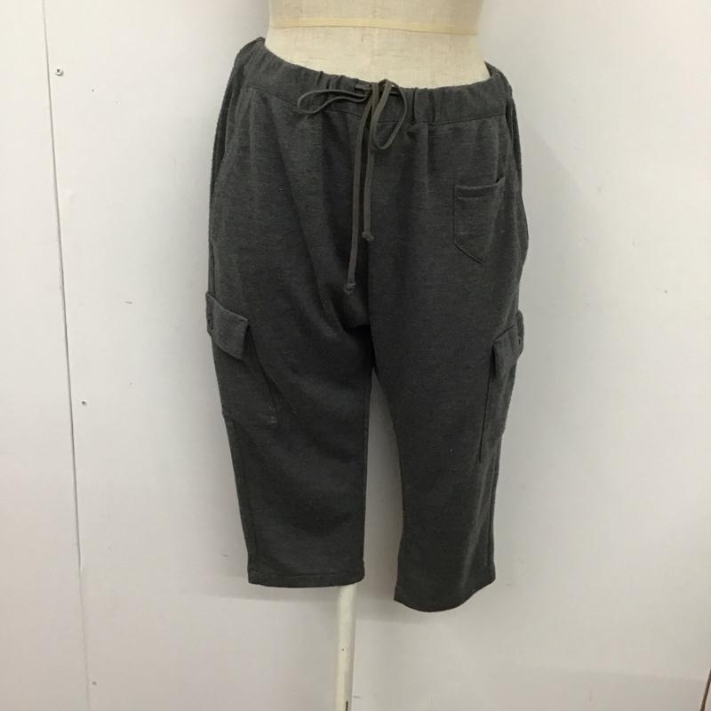 古着 USED パンツ ショートパンツ カジュアルパンツ ワークパンツ ワイドパンツ ショートパンツ 38 無地 灰 / グレー /  レディース USED 古着 中古 10115190