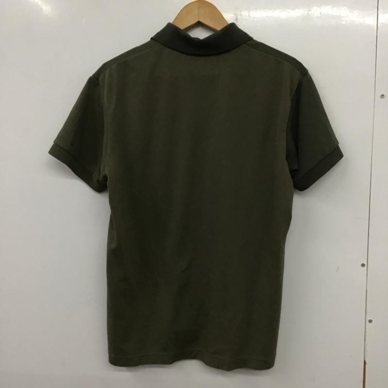 ユニクロ UNIQLO ポロシャツ 半袖 半袖ポロシャツ カラーシャツ 半袖カットソー S 無地 カーキ / カーキ /  メンズ USED 古着 中古 10140535