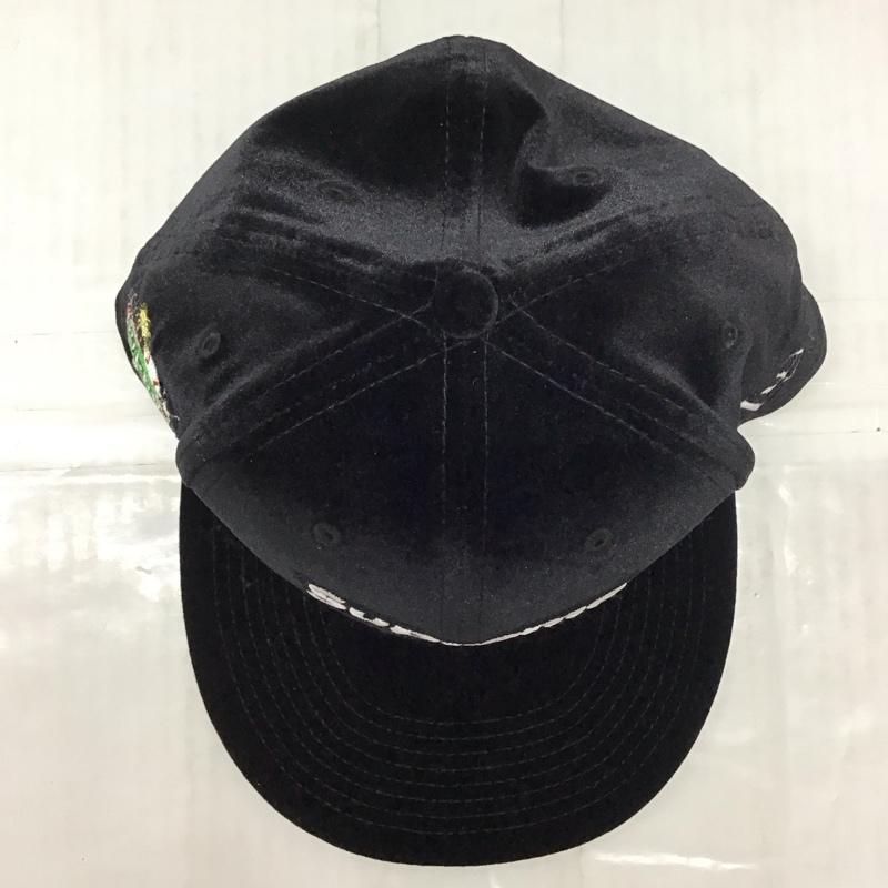 シュプリーム Supreme 帽子 キャップ NEW ERA Velour Box Logo world famous 2022 ロゴ、文字 黒 / ブラック /  メンズ USED 古着 中古 10114327