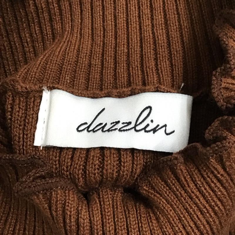ダズリン dazzlin ワンピース ミニスカート FREE 無地 茶 / ブラウン /  レディース USED 古着 中古 10121476