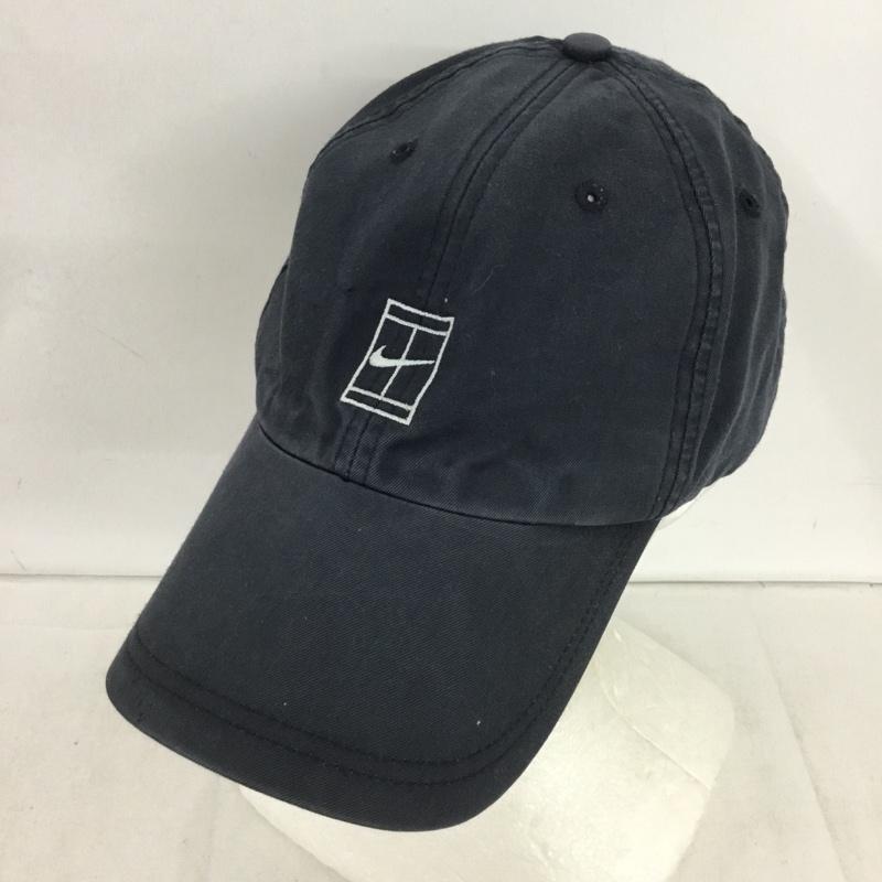 ナイキ NIKE 帽子 キャップ DRI FIT 00s 00年代 ロゴ、文字 紺 / ネイビー /  メンズ USED 古着 中古 10149873
