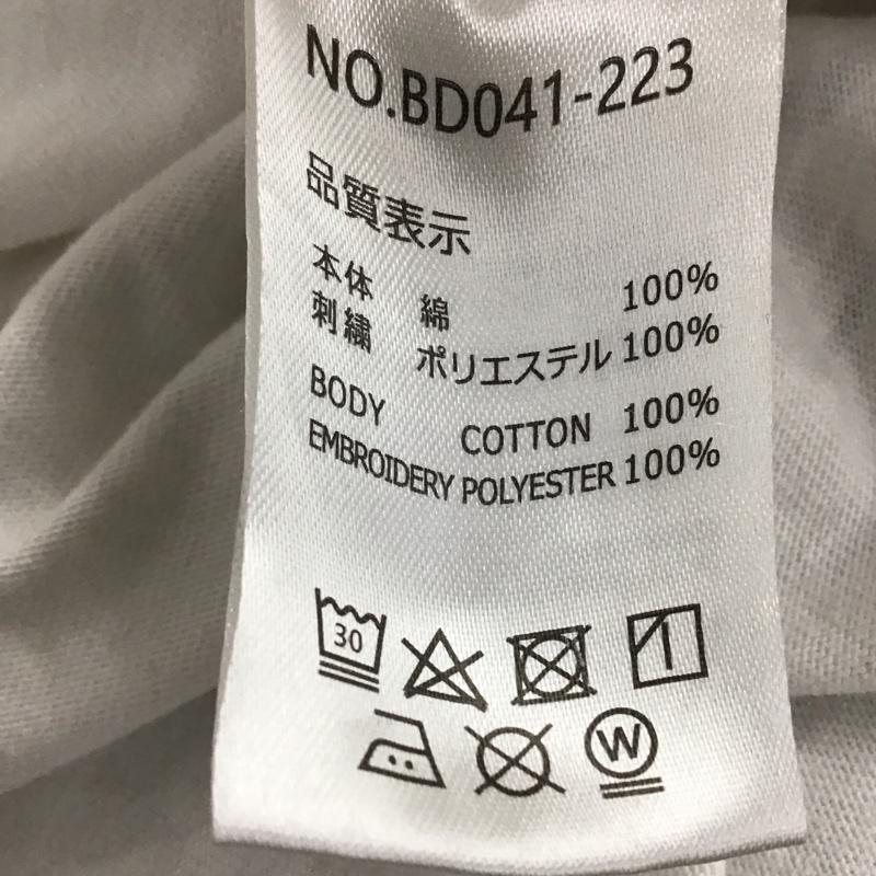 ルーカ RVCA Tシャツ 半袖 半袖カットソー プリントTシャツ クルーネックカットソー L ロゴ、文字 白 / ホワイト /  メンズ USED 古着 中古 10132714