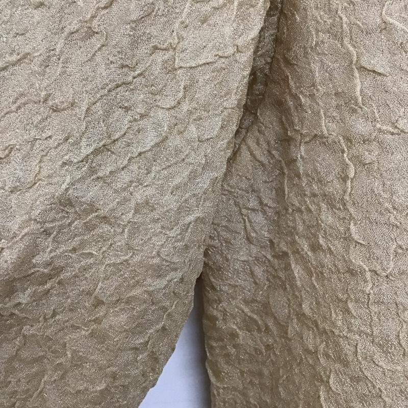 ミラオーウェン Mila Owen シャツ、ブラウス 七分袖 09WFT234110 クルーネックボリュームスリーブブラウス 0 無地 ベージュ / ベージュ /  レディース USED 古着 中古 10141228