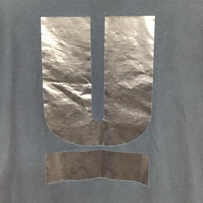 アンダーカバー UNDERCOVER Tシャツ 半袖 半袖カットソー プリントTシャツ クルーネックカットソー M ロゴ、文字 紺 / ネイビー /  メンズ USED 古着 中古 10131136