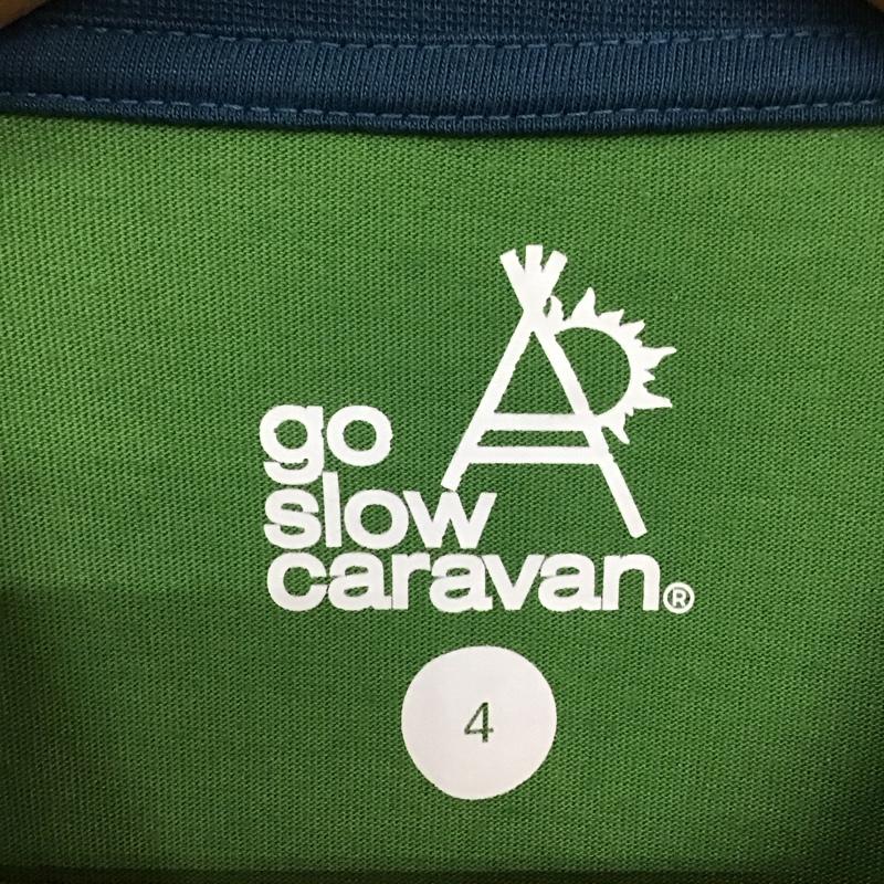 ゴースローキャラバン go slow caravan Tシャツ 半袖 4 ロゴ、文字 X プリント マルチカラー / マルチカラー /  メンズ USED 古着 中古 10130168