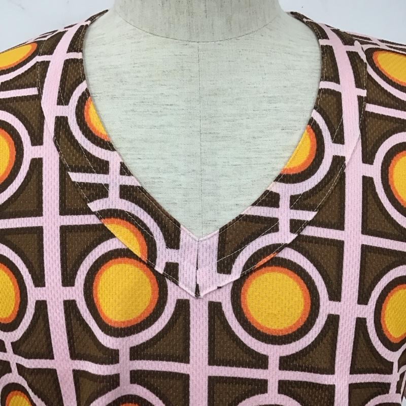 コムデギャルソンオムプリュス COMME des GARCONS HOME PLUS Tシャツ 半袖 半袖カットソー Vネック プリントカットソー L プリント マルチカラー / マルチカラー /  メンズ USED 古着 中古 10127751