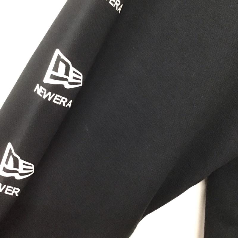 ニューエラ NEW ERA カットソー 長袖 長袖カットソー プリントカットソー クルーネック XL ロゴ、文字 黒 / ブラック /  メンズ USED 古着 中古 10141669