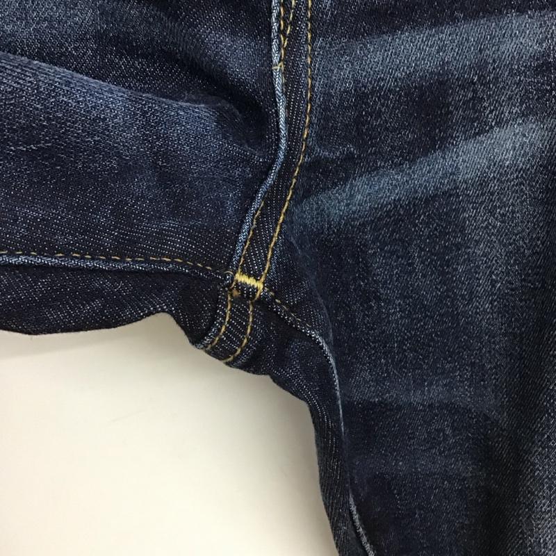 アメリカンイーグル AMERICANEAGLE パンツ デニム、ジーンズ デニムパンツ ワイドパンツ カジュアルパンツ ストレッチパンツ 34 ダメージ加工 インディゴ / インディゴ /  メンズ USED 古着 中古 10148175