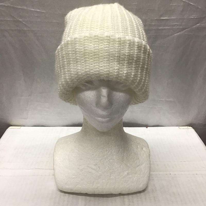 ニューヨークハット NEW YORK HAT 帽子 ニット帽 USA製 無地 白 / ホワイト /  メンズ USED 古着 中古 10120888