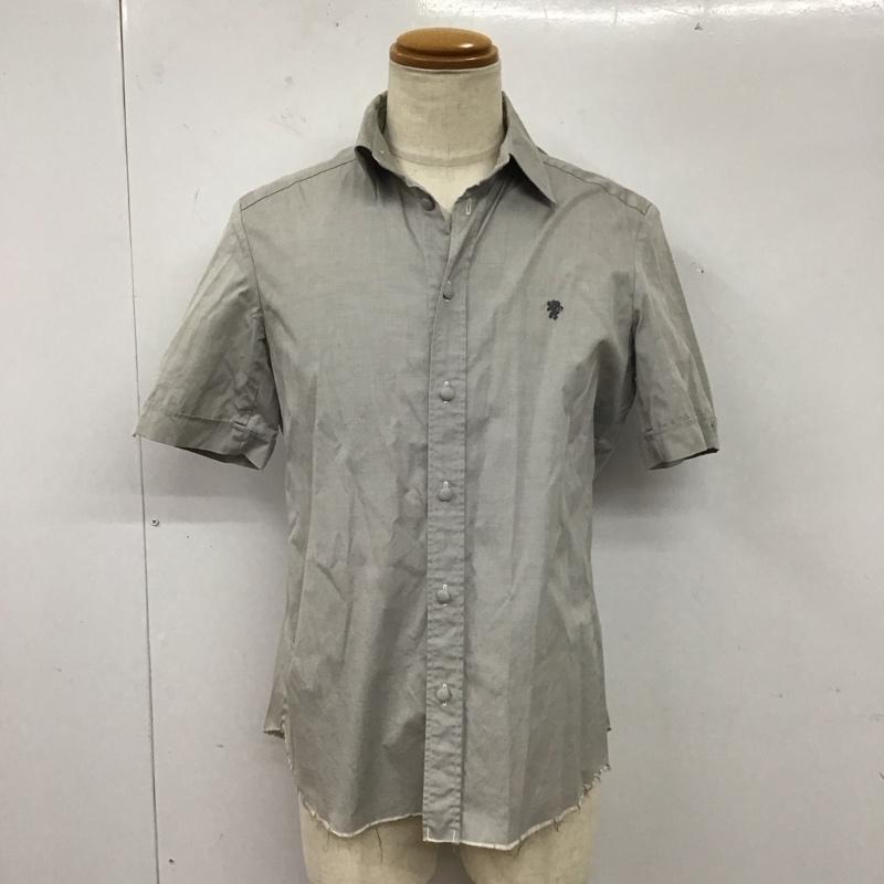 ナンバーナイン NUMBER (N)INE シャツ、ブラウス 半袖 無地 灰 / グレー /  メンズ USED 古着 中古 10117214