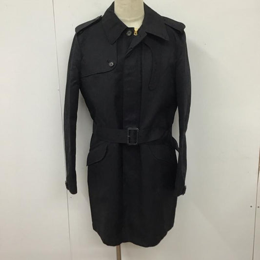 アール・ニューボールド R.NEWBOLD コート トレンチコート ライナー付き XL 無地 黒 / ブラック /  メンズ USED 古着 中古 10118116