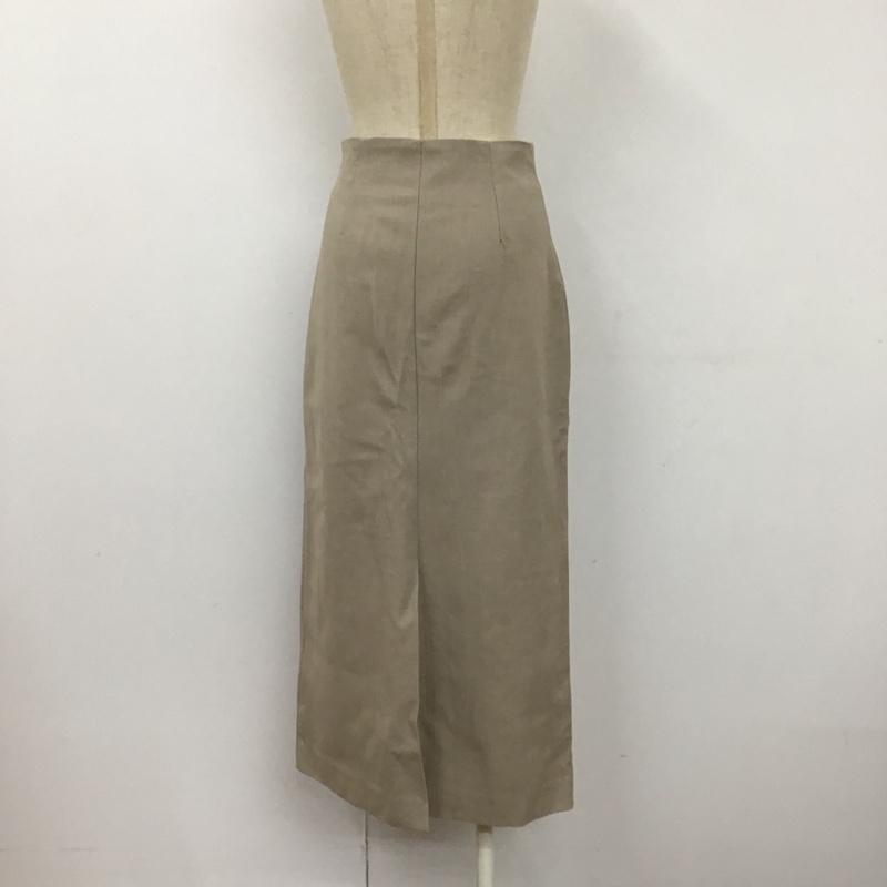 古着 USED スカート ロングスカート タイトスカート スリット LAULEN S 無地 ベージュ / ベージュ /  レディース USED 古着 中古 10108239