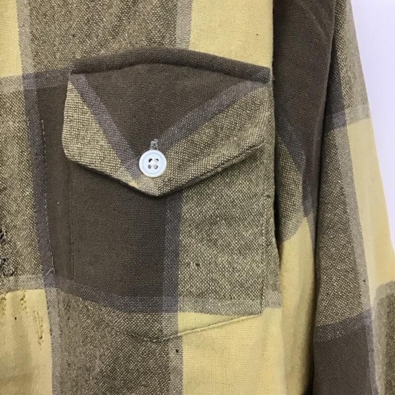 タウンクラフト TOWNCRAFT シャツ、ブラウス 長袖 長袖シャツ チェックシャツ カラーシャツ ボタンダウンシャツ M チェック マルチカラー / マルチカラー /  メンズ USED 古着 中古 10128672