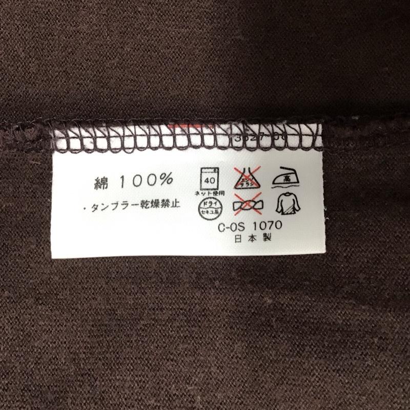 ポールスミス Paul Smith Tシャツ 半袖 クルーネック 胸ポケット M ロゴ、文字 茶 / ブラウン /  メンズ USED 古着 中古 10117025