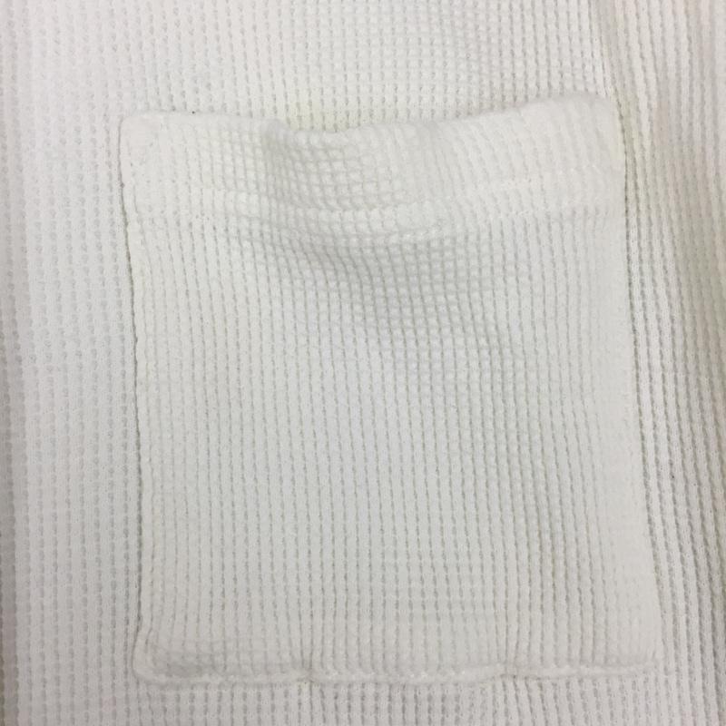 ナノユニバース nano・universe Tシャツ 半袖 674-0124026 タフワッフルビッグTシャツ M 無地 アイボリー / アイボリー /  メンズ USED 古着 中古 10119323