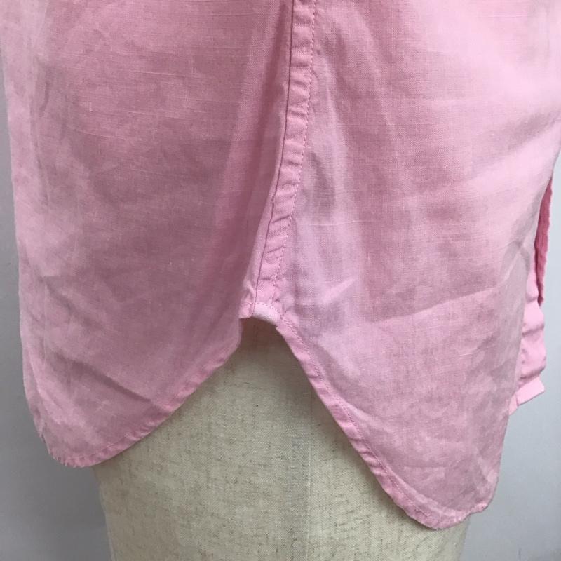 ラルフローレン RALPHLAUREN シャツ、ブラウス 長袖 コットン リネン 無地 桃 / ピンク /  メンズ USED 古着 中古 10116480