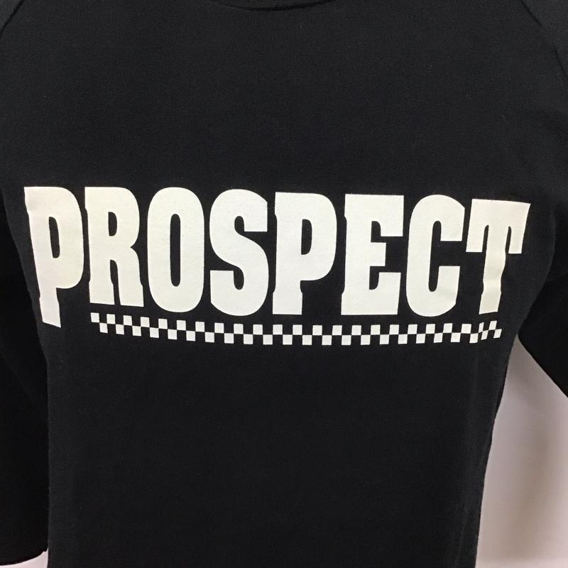 プロスペクト PROSPECT カットソー 長袖 長袖カットソー クルーネックカットソー プリントTシャツ M ロゴ、文字 黒 / ブラック /  メンズ USED 古着 中古 10126589