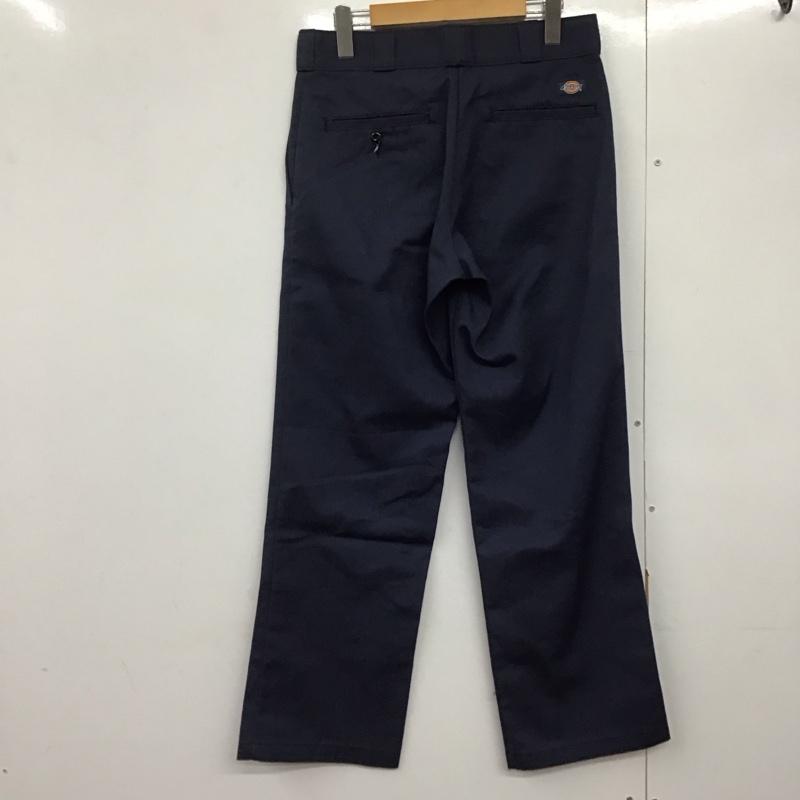 ディッキーズ Dickies パンツ ワークパンツ、ペインターパンツ ワークパンツ ワイドパンツ カジュアルパンツ チノパン 31インチ 無地 紺 / ネイビー /  メンズ USED 古着 中古 10143517