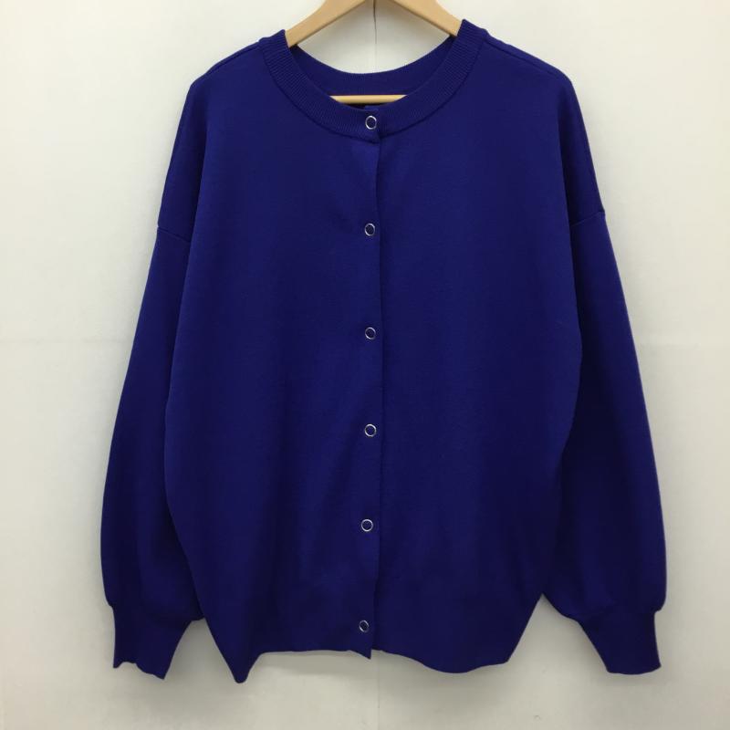 ディスコート Discoat カーディガン 長袖 DCZ1021205A0003 FREE 無地 青 / ブルー /  レディース USED 古着 中古 10142555