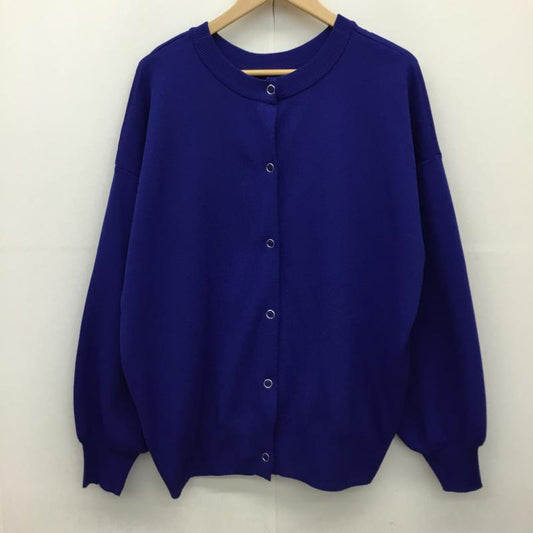 ディスコート Discoat カーディガン 長袖 DCZ1021205A0003 FREE 無地 青 / ブルー /  レディース USED 古着 中古 10142555