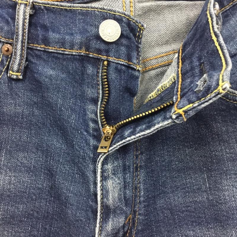 リーバイストラウスアンドコー Levi Strauss & co. パンツ デニム、ジーンズ デニムパンツ ストレートパンツ ワイドパンツ カジュアルパンツ 33インチ 無地 インディゴ / インディゴ /  メンズ USED 古着 中古 10122321