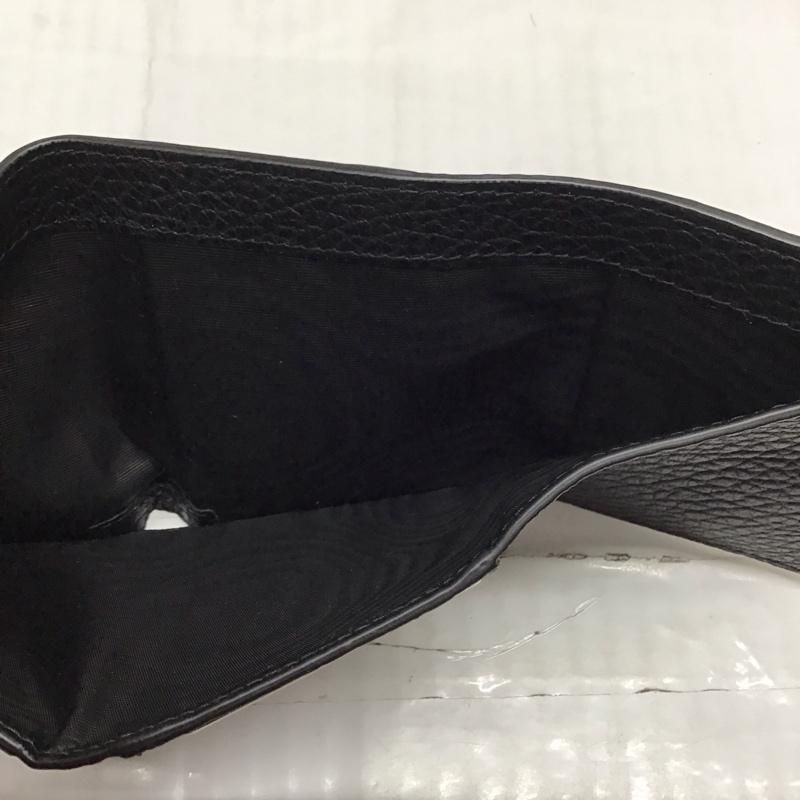 メゾン マルジェラ Maison Margiela 財布 コンパクト財布 三つ折り SA3UI0010 タグ付き 箱有 無地 黒 / ブラック /  メンズ USED 古着 中古 10118897