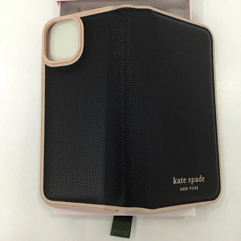 ケイトスペード Kate Spade ファッション小物 ファッション小物 KSIPH-254-BPLVM iPhone14 iPhoneケース 手帳型 Folio Case ロゴ、文字 黒 / ブラック /  レディース USED 古着 中古 10123258