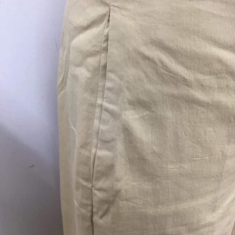 ザラ ZARA パンツ スラックス ワイドパンツ XS 無地 ベージュ / ベージュ /  レディース USED 古着 中古 10112619