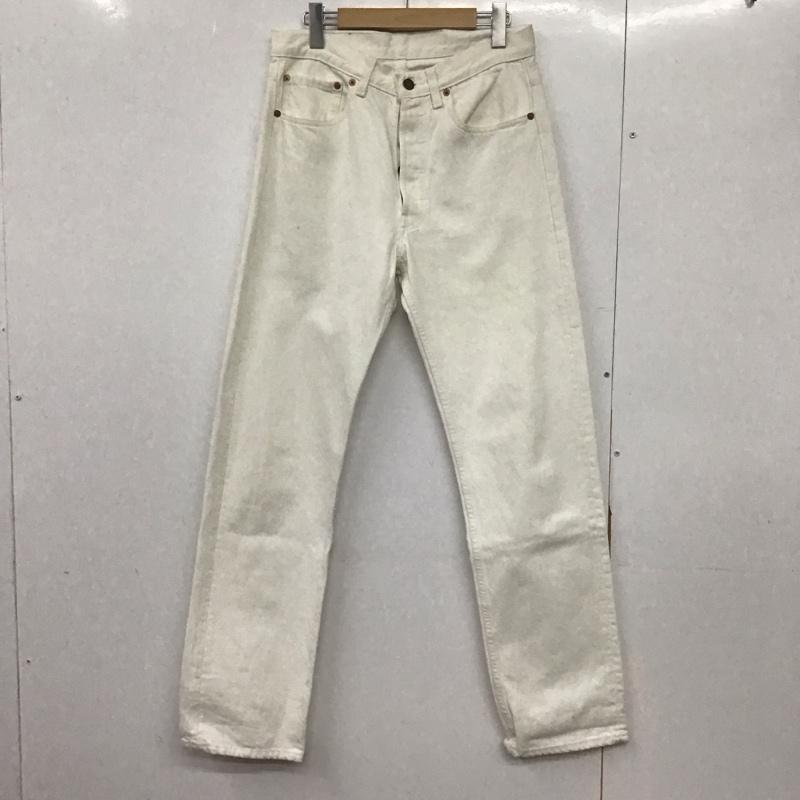 リーバイストラウスアンドコー Levi Strauss & co. パンツ デニム、ジーンズ デニムパンツ ワイドパンツ カジュアルパンツ 無地 白 / ホワイト /  メンズ USED 古着 中古 10145304