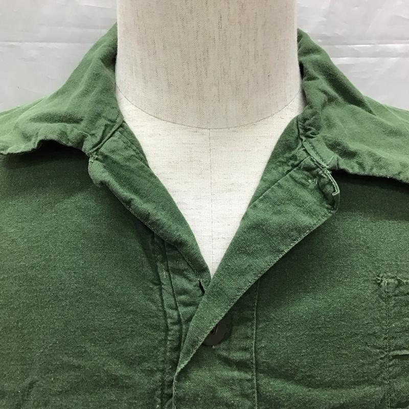 古着 USED シャツ、ブラウス 長袖 ミリタリー 無地 カーキ / カーキ /  メンズ USED 古着 中古 10122024