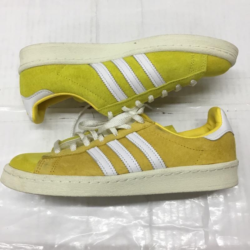 アディダス adidas スニーカー スニーカー FX5443 CAMPUS 80s 23.5cm 23.5cm ロゴ、文字 黄 / イエロー / X 白 / ホワイト /  レディース USED 古着 中古 10110610