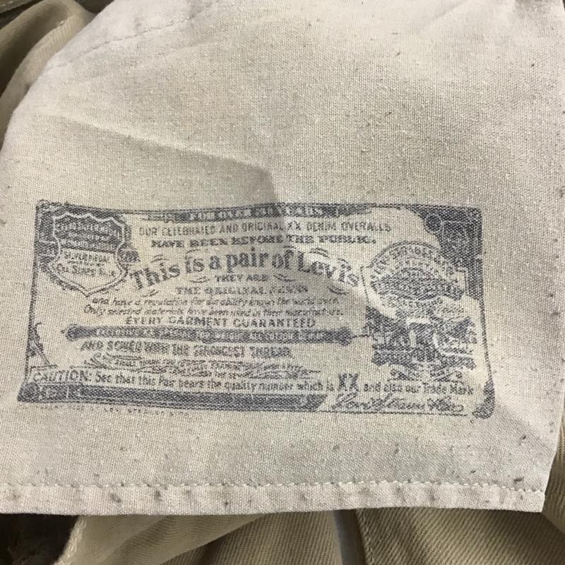 リーバイス Levi s パンツ チノパン WPL423 501 W40 L32 ボタンフライ 40インチ 無地 ベージュ / ベージュ /  メンズ USED 古着 中古 10112928