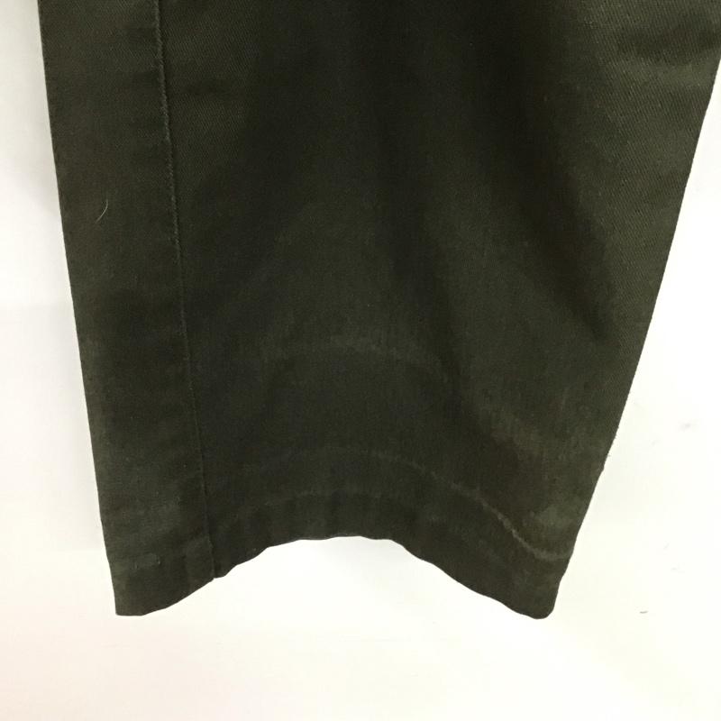 古着 USED パンツ チノパン チノパン ワイドパンツ カジュアルパンツ 無地 カーキ / カーキ /  メンズ USED 古着 中古 10142611