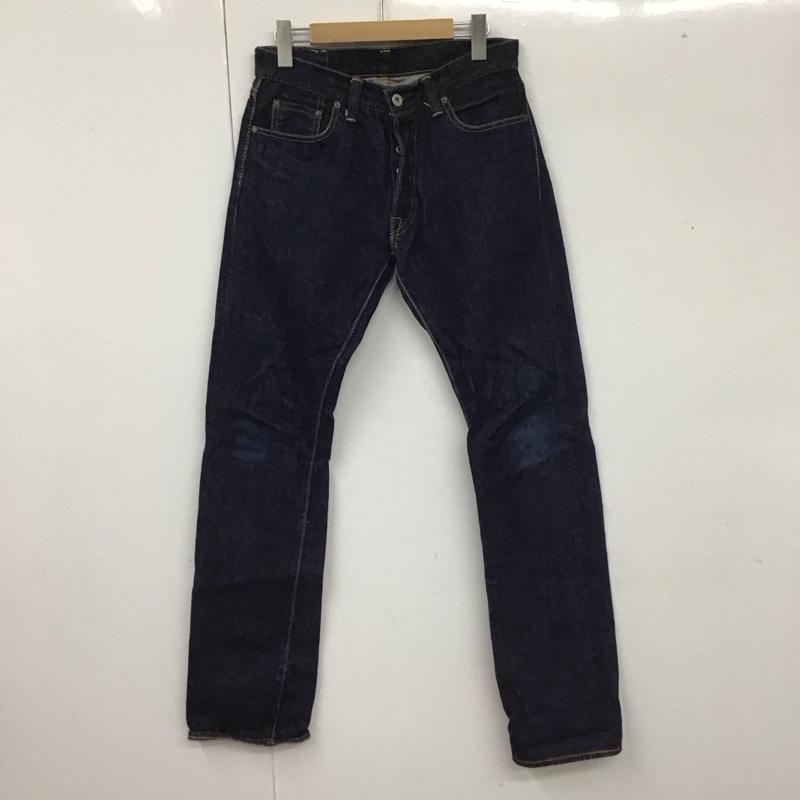 クラシキテンリョウデニム 倉敷天領デニム パンツ デニム、ジーンズ 305 ボタンフライ 30 30 無地 インディゴ / インディゴ /  メンズ USED 古着 中古 10111576