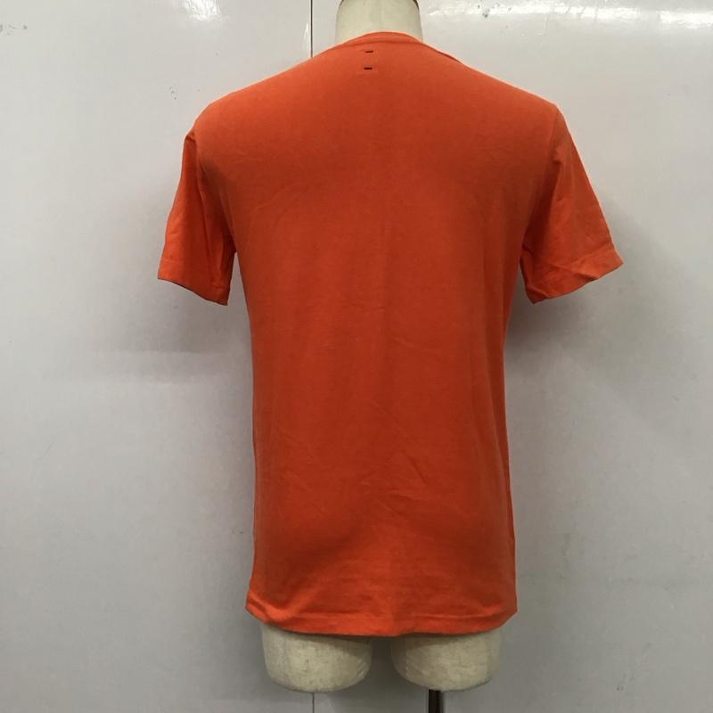 ハリウッドランチマーケット HOLLYWOOD RANCH MARKET Tシャツ 半袖 半袖カットソー プリントTシャツ クルーネックカットソー 2 ロゴ、文字 橙 / オレンジ /  メンズ USED 古着 中古 10117275