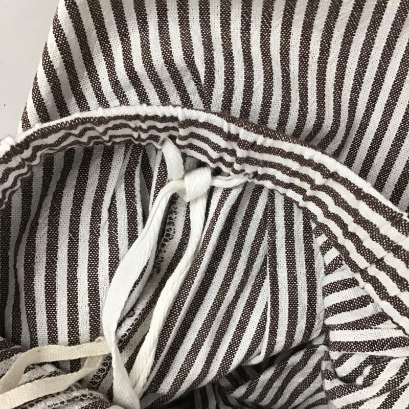 サマンサモスモス Samansa Mos2 ボトムス ボトムス FREE ストライプ 白 / ホワイト / X 茶 / ブラウン /  レディース USED 古着 中古 10129453