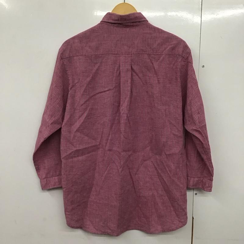 エディーバウアー Eddie Bauer シャツ、ブラウス 七分袖 M ストライプ マルチカラー / マルチカラー /  メンズ USED 古着 中古 10141178