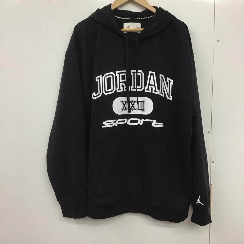エアジョーダン AIR JORDAN パーカー 長袖 fv8626-010 ドライフィットスポーツクロスオーバーグラフィックスプリントフーディー XL ロゴ、文字 黒 / ブラック /  メンズ USED 古着 中古 10146194