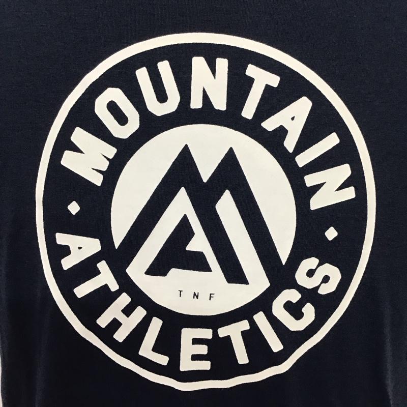 ザノースフェイス THE NORTH FACE Tシャツ 半袖 nt31781半袖カットソー プリントTシャツ L ロゴ、文字 紺 / ネイビー /  メンズ USED 古着 中古 10115399