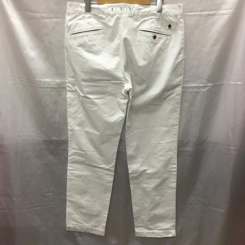 ブルックスブラザーズ BROOKS BROTHERS パンツ チノパン チノパン カジュアルパンツ ワイドパンツ ストレートパンツ 34 無地 白 / ホワイト /  メンズ USED 古着 中古 10114130