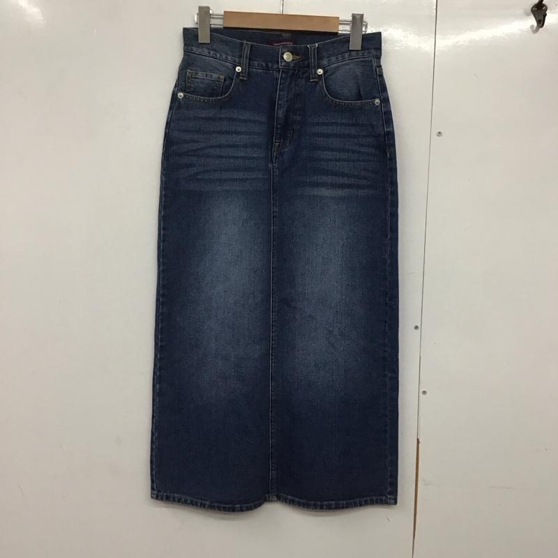 アーバンリサーチ URBAN RESEARCH スカート ロングスカート WH94-25M007 バックスリットデニムスカート S 無地 青 / ブルー /  レディース USED 古着 中古 10140644